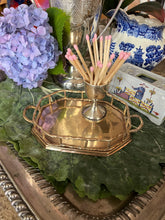 Petite Brass Bamboo Tray